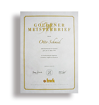 Goldener Meisterbrief